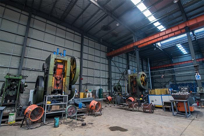 巴中网架配件-锥头加工车间